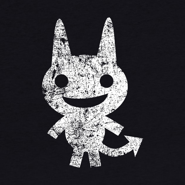 Cute Happy Devil - Distressed by PsychicCat